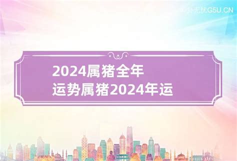 1995属猪2024年运程|属猪2024年运势及运程详解 2024年属猪人的全年每月运势